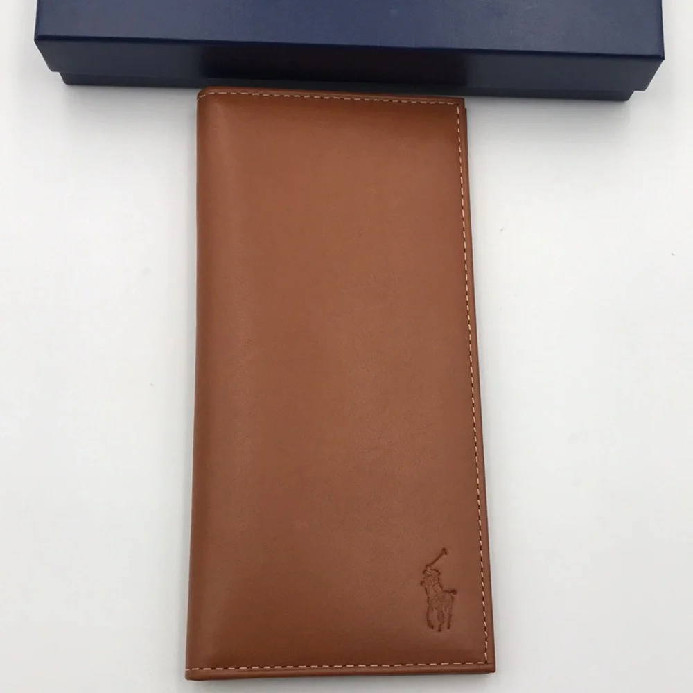Polo Ralph Lauren Burnished Narrow Pocket Wallet